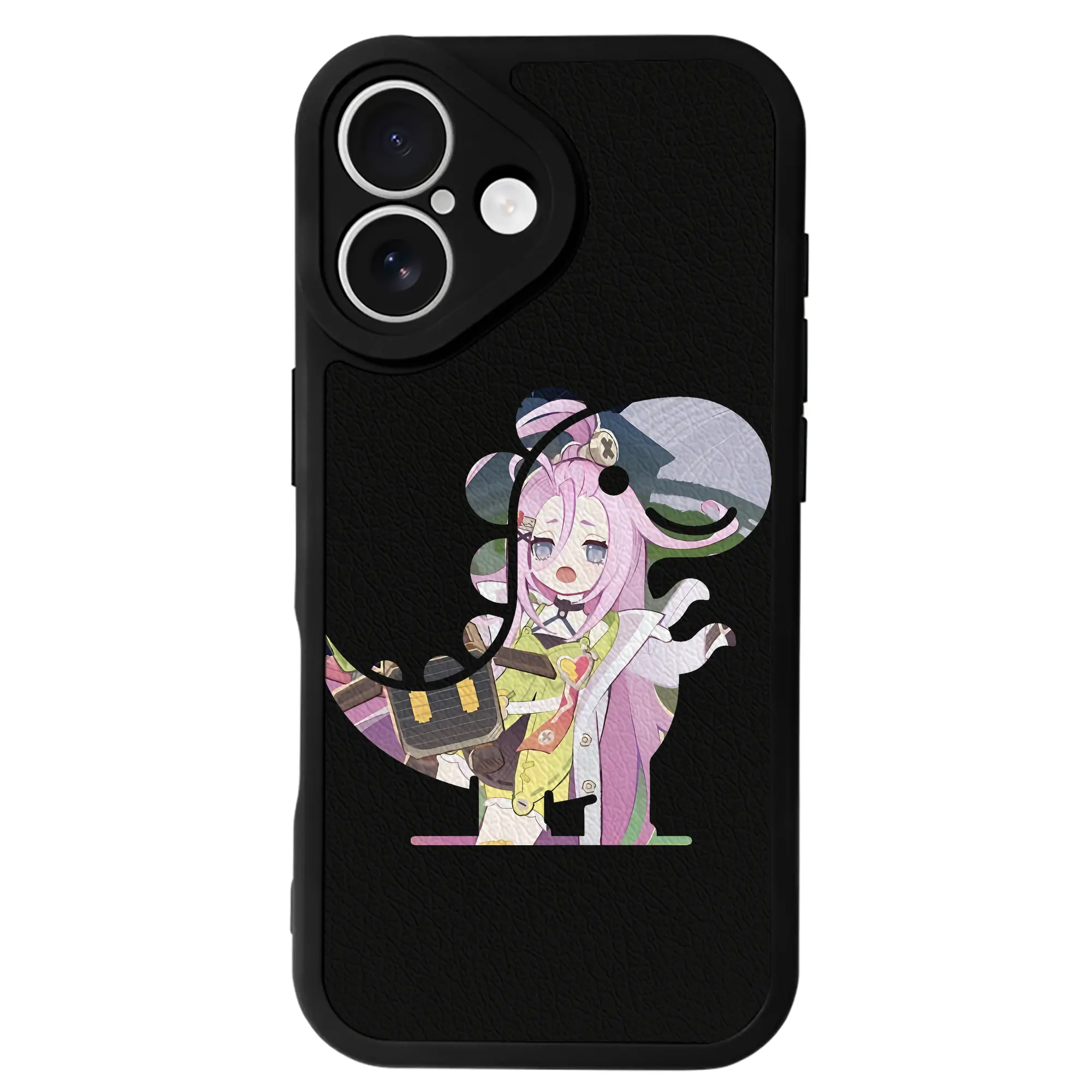 原 神 グッズ アイノ - IPhone 16シリーズ対応 ・ シリコンスマホケース ・ レザー調 ・ 高精度フィット ・ 耐衝撃 ・ ワイヤレス充電対応 ・ 精密カット